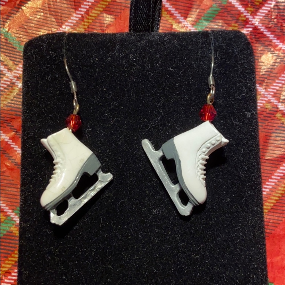 Ice Skate Earrings